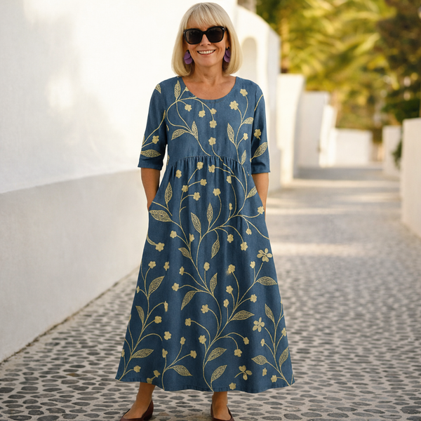 Lily | Midi Kleid - Unbeschwerten Komfort