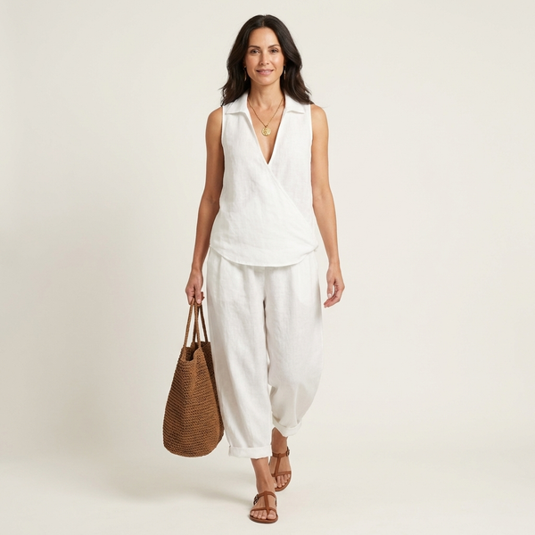 WREN | WRAP-Oberteil & WEITE-HOSE SET